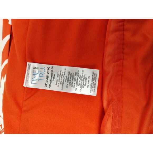 Time and Tru Womens 3X Sandy Blooms Mid Rise Bikini Bottoms New with Tags - Picture 5 of 7